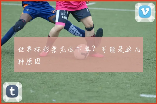 世界杯彩票无法下单？可能是这几种原因