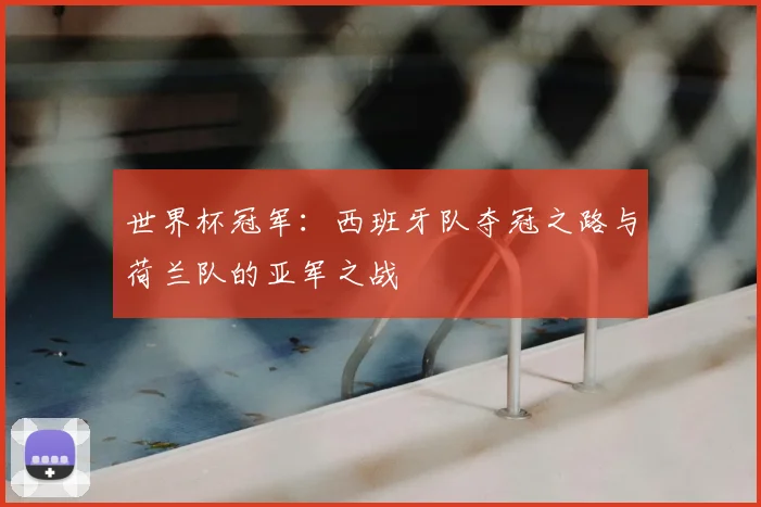 世界杯冠军：西班牙队夺冠之路与荷兰队的亚军之战
