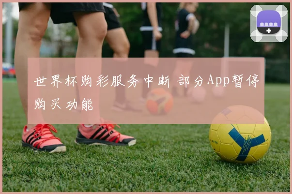 世界杯购彩服务中断 部分App暂停购买功能